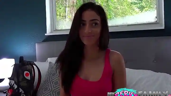 Natural Brunette Busty Sub Lets Step Dad Fuck Her