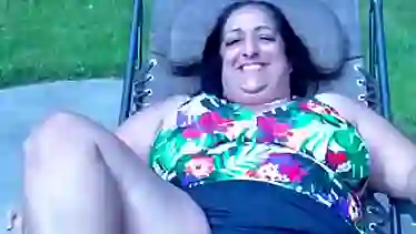 Me and My BUSTY 50yo Desi Aunty FWB At The Pool