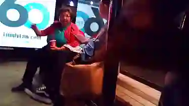 bus stop dick flash two women with cumshot at end