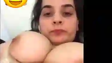 My Beautiful Girlfriend with Natural Big Boobs