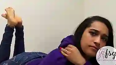 Egyptian Arabic Grace's Ticklish Wide Size 7 Candid Feet Soles Part 1