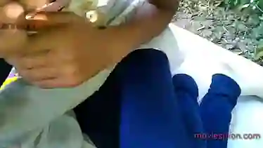 Hot Indian School Girl and BoyFriend get Fucked Outdoor Sex