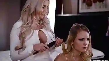 Stepmom helps her stepteen get pregnated