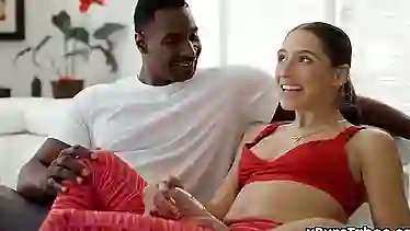 Abella Danger seduces her married black gym buddy