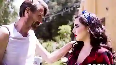 Whitney Wright gangbanged by her old uncle and his pals