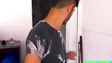 Straight latino gets first taste of a cock and likes it
