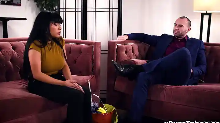 Illegal latina immigrant sexually exploited by her boss