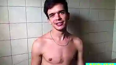 Cute boy impresses latino by sucking his big uncut cock
