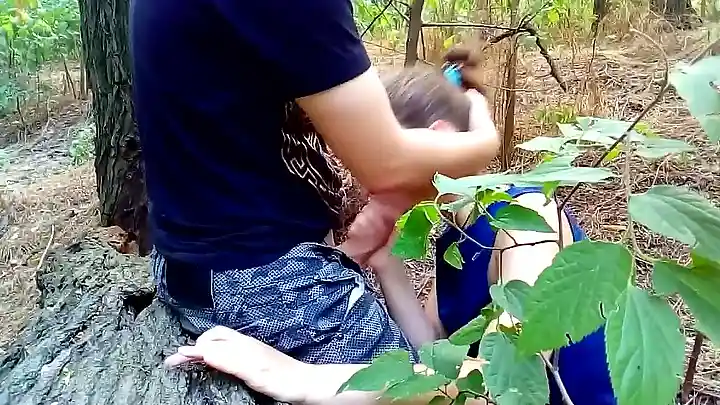 Fuck after college class in the woods