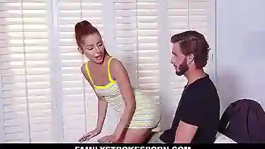 Lucas Frost vs his older stepsister Vanna Bardot