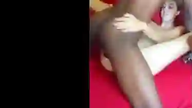 Busty Amateur Wife With Two BBC Bulls