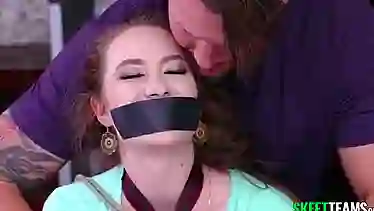 Gentle teen tied and fucked insanely hard