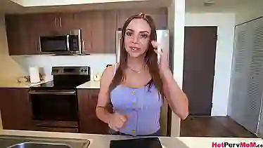 Hot MILF mom helps to focus to stepson
