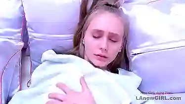 Cute 18yo teen gets fucked and creampied at audition