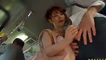 Horny Mari Motoyama gets fucked on a train