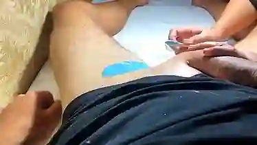 Brazilian Wax Job for Huge Cock Part 2