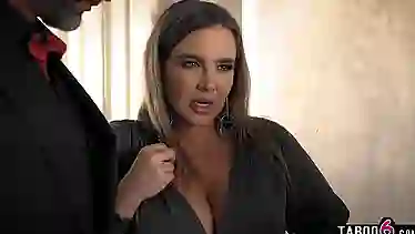 Busty wife anniversary present is a teen
