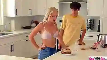 Angry stepsis relaxed on big hard cock