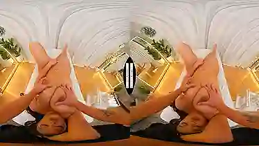 Latina pornstar bound & massaged for a hot cumshot