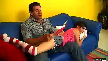 My Step Daughter Tossed My Salad: Part 2 - Jenny, the brunette, anderson, and cumshot!