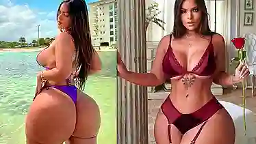 Victoria Ashley's massive tits and ass get pounded hard in POV homemade video