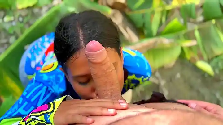Watch this peasant girl suck and swallow for a call while getting her mouth filled with cum