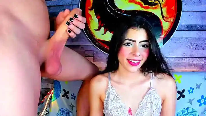 Angel, the naughty latina, takes on a massive cock like a pro