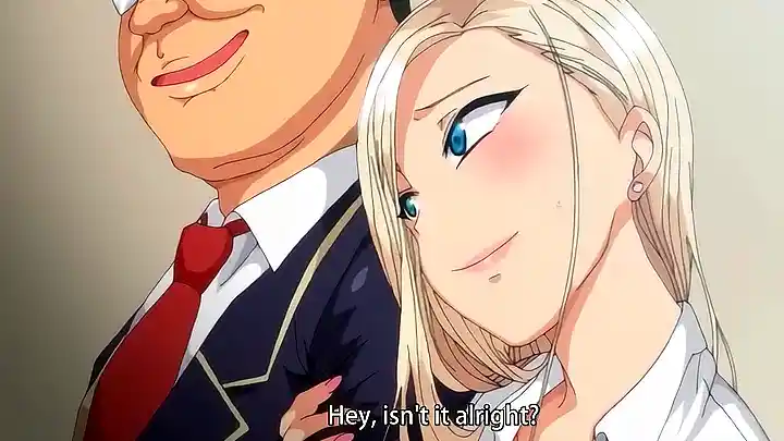 Sexy old dude fucks his young girlfriend in a hot hentai