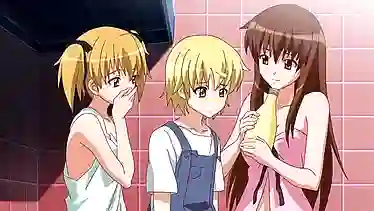 Watch this busty brunette with glasses get naughty in this taboo uncensored hentai!