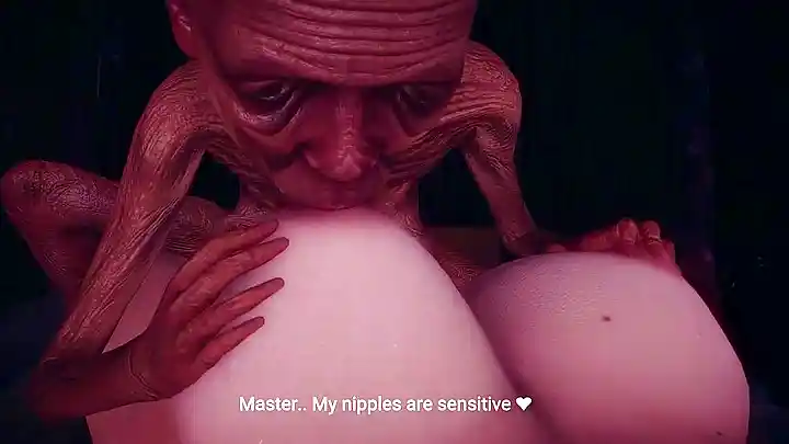 Dirty old man goes wild in 3D cartoon with big tits and ass in HD
