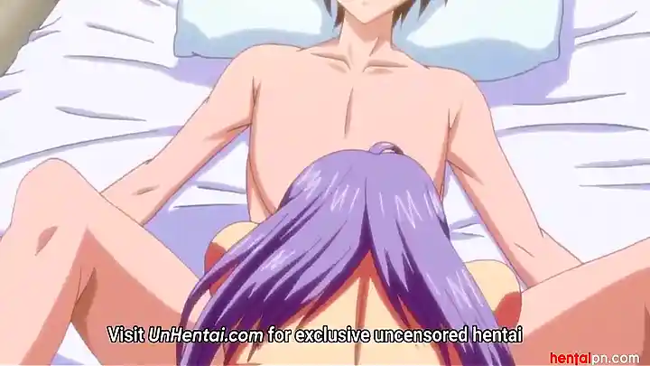 Naughty MILF fucks teen boy in uncensored hentai video
