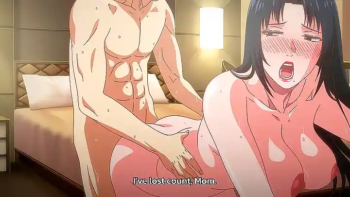 Watch this Japanese cartoon babe with massive tits take it all in, uncensored!