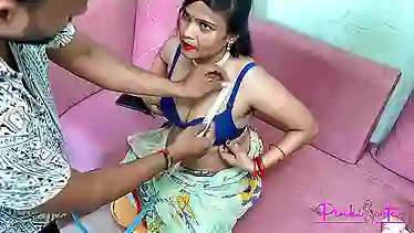 Hot Indian Bhabhi Pinki Bhabhi gets seduced & fucked hard in hot doggystyle action