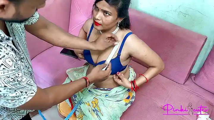 Hot Indian Bhabhi Pinki Bhabhi gets seduced & fucked hard in hot doggystyle action