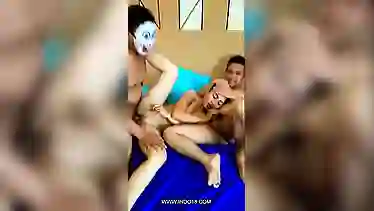 Watch Vina Garut get tied up and pounded hard in her homemade bondage porn video