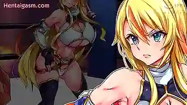 Complete Defeat wrestler gets trapped in a hentai trap and falls for uncensored action