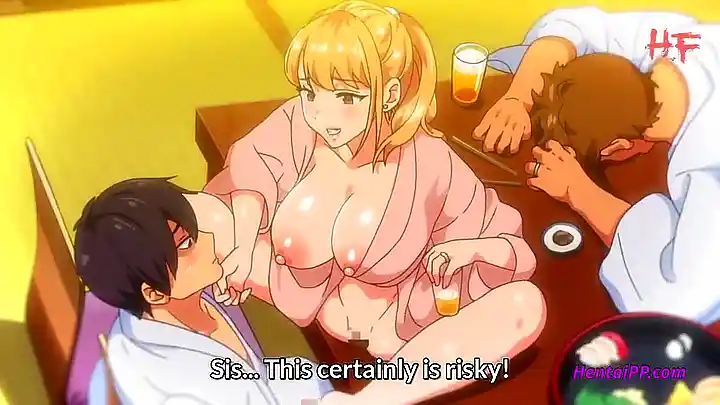 Blonde MILF Pregnant with Stepson in Hot Hentai Action