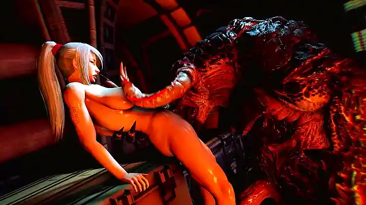 Old Lady's Unusual Dick in 3D cartoon - Rough Sex with Monster Cock