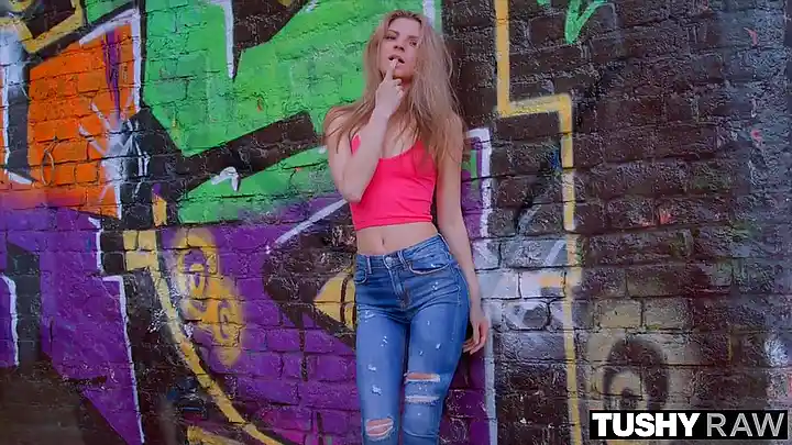 TUSHYRAW Petite Hottie Loves Getting Her Tight Ass Filled - Gina Gerson