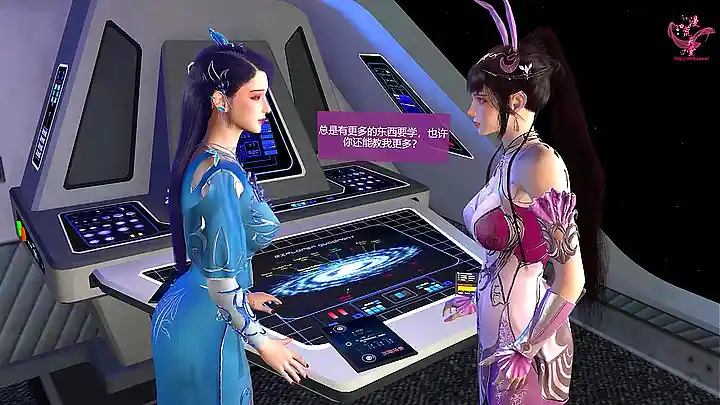3d Xiao Wu And A Yin Threesome Sex In Space Ship Soul Land Donghua By(pookie)