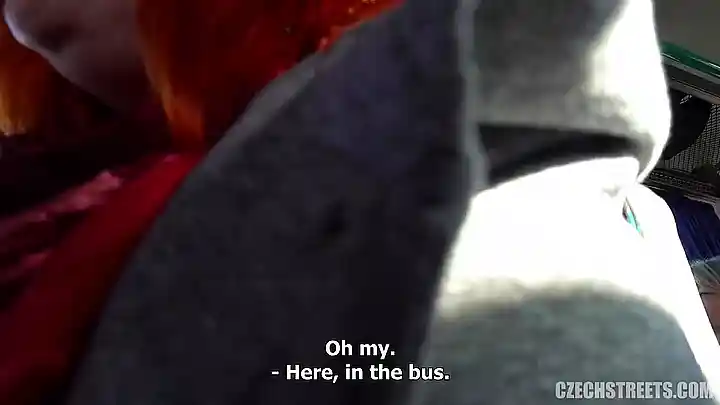 Czech Streets (139) Lucie Milf Fucked In A Public Bus