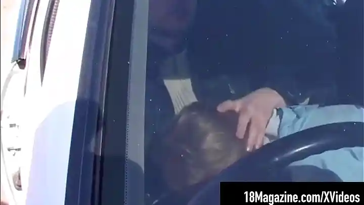 Young Hitchhiking Russian blows & bangs her ride in his car & later at his place! Get the full video & more than 800 models only at 18Magazine.com!