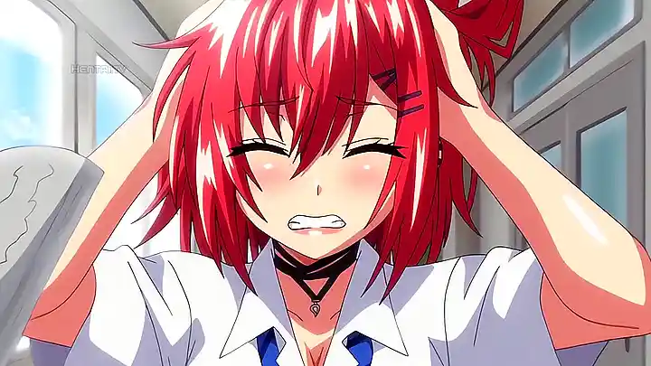 Redhead amateur goes wild with her nerd classmate in 4K Ultra HD hentai