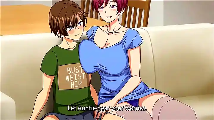 Mother Mary's lingerie-clad ass & tits get filled with cum in No Waifu No Life (1-2)