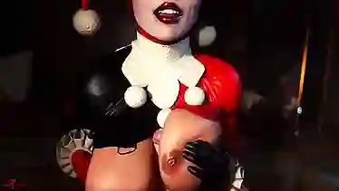 Harley Quinn gets tied up and pounded hard in this hardcore cartoon parody