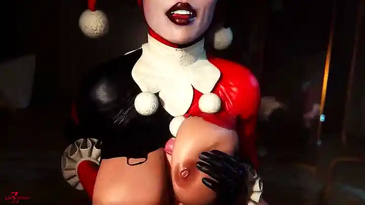 Harley Quinn gets tied up and pounded hard in this hardcore cartoon parody