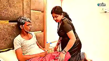Watch Indian Bhabhi's big tits bounce as Old Man pounds her hard