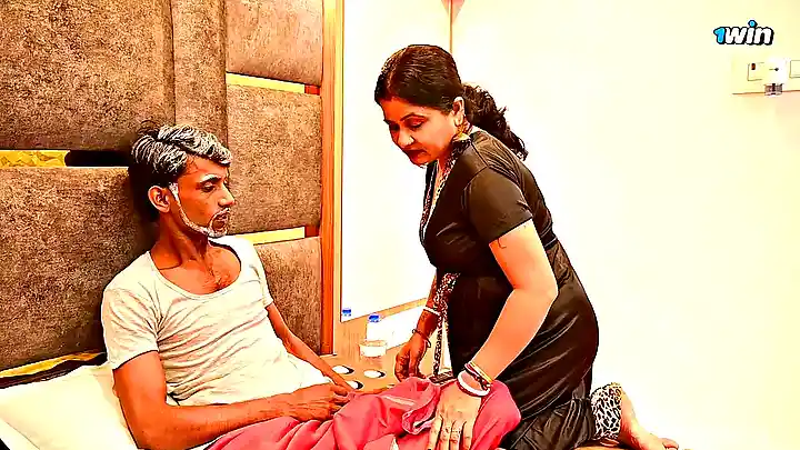 Watch Indian Bhabhi's big tits bounce as Old Man pounds her hard