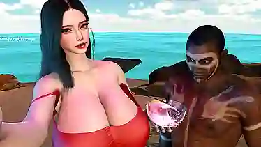 Fyronyx's island adventure with the islanders - uncensored hentai with big tits and ass action!