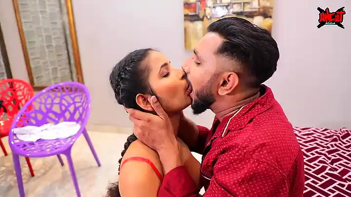 Watch Adda, the schoolgirl, give a sloppy handjob and blow in this intense interracial video